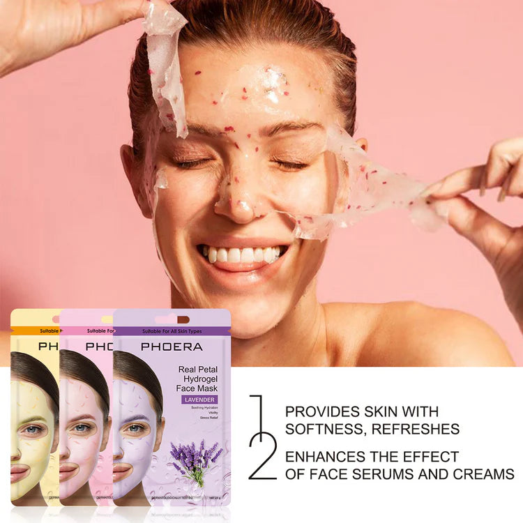 Real Petal Máscara Facial de Hidrogel